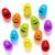 Amscan – Fillable Easter Hunt Large Funny Faces Multicoloured Plastic Eggs – 6 Pieces