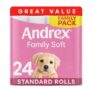 Andrex Family Soft Toilet Tissue Standard 24 Rolls