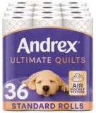 Andrex Ultimate Quilt Toilet Roll – 36 Toilet Rolls with Aloe Vera