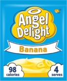 Angel Delight Banana Flavour Instant Dessert Mix, 59 g Sachet (Pack of 1), White
