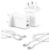 Anker USB C Plug 2-Pack 20W Dual Port Fast Charger Plug (2-Pack Cables Included) With code Sold BY Anker