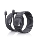 Anker USB C to USB C Cable (2Pack, 3FT),240W Type-C Fast Charging Cord Grey – Sold by AnkerDirect UK / FBA – Prime Member Price