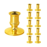 Anlayliay 10x Gold Pillar and Taper Candle Holders