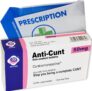 Anti Cunt Tablet Box Prank Pill Xmas Gift the Ideal Present for Him Husband Boyfriend Dad Men Uncle Funny Valentines Christmas 40th 50th 60th Secret Santa Birthday Aprils Fools
