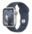 Apple Watch Series 9 – GPS Cellular 45mm Silver Aluminium Case with Storm Blue Sport Band – S/M