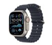 Apple Watch Ultra 2 GPS Cellular 49mm Natural Titanium Case with Navy Ocean Band