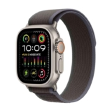 Apple Watch Ultra 2 GPS Cellular, 49mm Titanium Case with Blue/Black Trail Loop