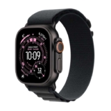 Apple Watch Ultra 3 GPS Cellular 49mm Black Titanium Case with Black Alpine Loop – Large