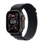 Apple Watch Ultra 3 GPS Cellular 49mm Black Titanium Case with Black Alpine Loop – Large