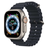 Apple Watch Ultra 49mm Titanium Case, GPS LTE, Midnight Ocean Band – Refurb Excellent – W/Code – Sold by musicMagpie Shop (UK Mainland)