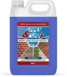 Apply & Go – Path and Patio Cleaner, Concentrated Mould, Mildew, Lichen & Algae Remover Outdoor Cleaning Treatment for Decking, Stone, Driveways, Rooftops (Up to 300m2 coverage) – 5 Litre