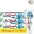 Aquafresh Toothpaste Triple Protection Fresh & Minty, 3 in 1 Protection, Pack of 3 x 75ml