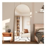 Arched Floor Mirror 165x60cm Gold Arch Full Length Mirror with Stand