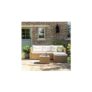 Argos Home 4 Seater Rattan Effect Garden Sofa Set- Natural