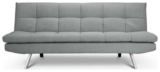 Argos Home Nolan Fabric 3 Seater Clic Clac Sofa Bed – Blue / Natural / Grey
