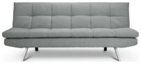 Argos Home Nolan Fabric 3 Seater Clic Clac Sofa Bed – Blue / Natural / Grey