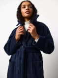 Argos Navy Belted Wrap Coat – Free C&C