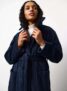 Argos Navy Belted Wrap Coat – Free C&C
