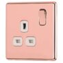 Arlec 13A 1-Gang SP Switched Socket Rose Gold with White Inserts (755RU),£ 4 .00 Inc Vat Was £8.00
