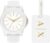 Armani Exchange Watch – Quartz Movement and 40mm – White & Gold
