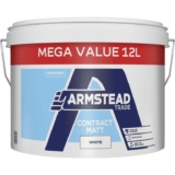 Armstead Trade Contract Matt Emulsion Paint White 12l. Free C&C only