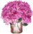 Artificial Flowers Purple Faux Flower – Centerpieces for Tables 180 Pcs Floral Arrangement Simulation Bouquet Wedding Center for Valentines Day Home Decor 1107