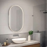 Artika Royce Oval LED Chrome Mirror with Demister – Discount at Checkout From 11/05/26)
