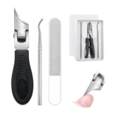 Arvoni 3-Piece Ingrown Toenail Clippers Set for Thick Nails