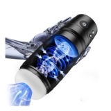 Automatic Male Masturbator 12 Modes Rechargeable TPE Sleeve Removable