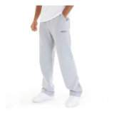 Avant Garde Mens Straight Leg Joggers Light Grey Marl