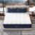 Avenco Bed Mattress Conventional, Latex Foam, Blue and White, King