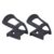 BBB Cycling NoseTight Toe Clips for Bike Pedals Strapless Clips Great Alternative To Cleats Black One Size BPD-95