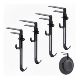 BDKMMS Mantle Garland Hangers, 4-Pack Adjustable, Anti-Slip