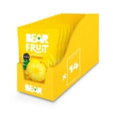 BEAR Fruit Dried Pineapple Packs – Gently Baked Fruit – Healthy – Vegan – 14 x 35g