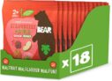 BEAR Strawberry and Apple Paws – Delicious Real Fruit – Suitable for 2 years – Healthy – 20g (Pack of 18)