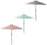 BELAVI Tilt & Crank Parasol – Cool Grey, Green or Rust Stripes
