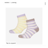 BERRY & WILSON Two Pack Multicoloured Stripe Socks