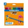BIC Kids Tropicolours Coloured Pencils, Assorted Colouring Pencils, 24 Pack