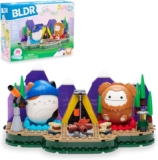 BLDR Squishmallows 246-piece Camping Adventure Building Set 0050 – Includes Squishmallows Buildable Figures Cam and Benny