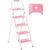 BONTEC 4 Step Ladder with Wide Anti-Slip Pedals bracketsales123 / FBA