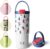 BOTTLE BOTTLE Insulated Water Bottle with Straw and Handle Stainless Steel Water Bottles for Car Sports Home Office and School 750ml Leak Proof Bottles(Skiing)