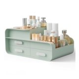 BTGGG Multifunctional Makeup Organizer with Drawers, Green