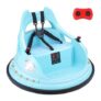Baby Blue 360-Degree 12V Bumper Car with Remote LED Lights