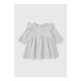 Baby Sage Ribbed Dress