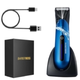 BarberBoss Body Shaver for Men: Rechargeable Cordless Mens Hair Clippers, Ball Trimmer, Body Trimmer for Chest, Groin & Intimate Areas