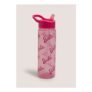 Barbie Kids Pink Water Bottle