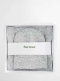 Barbour Winona Beanie Hat & Scarf Gift Set, Light Grey – Delivery from Store Only