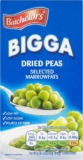 Batchelors Bigga Dried Peas Selected Marrowfats, 250g Packet (S&S 61p)