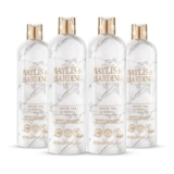 Baylis & Harding Elements White Tea & Neroli Luxury Body Wash, 500 Ml X4