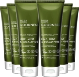 Baylis & Harding Goodness Awaken Lime, Mint & Eucalyptus Body Scrub, 225 ml (Pack of 6) – Vegan Friendly